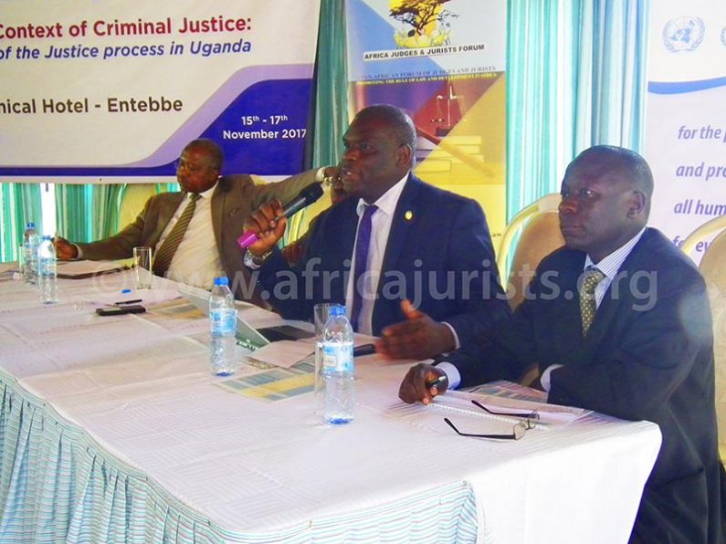 JUDICIAL SYMPOSIUM ON HUMAN RIGHTS IN THE CONTEXT OF CRIMINAL JUSTICE SYSTEMS: RETHINKING THE WORKINGS OF THE JUSTICE SYSTEM IN UGANDA