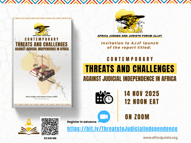 AJJF to Launch Landmark Report on Judicial Independence in Africa