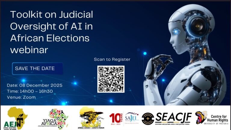 AEJN Launch of Toolkit for Judicial Oversight of Artificial Intelligence in African Elections