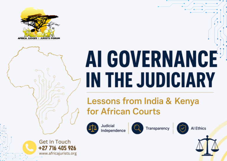 AI GOVERNANCE IN THE JUDICIARY IN AFRICA