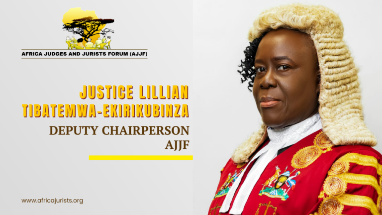 Justice Lillian Tibatemwa-Ekirikubinza, Deputy Chairperson, AJJF