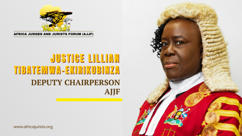 Justice Lillian Tibatemwa-Ekirikubinza, Deputy Chairperson, AJJF