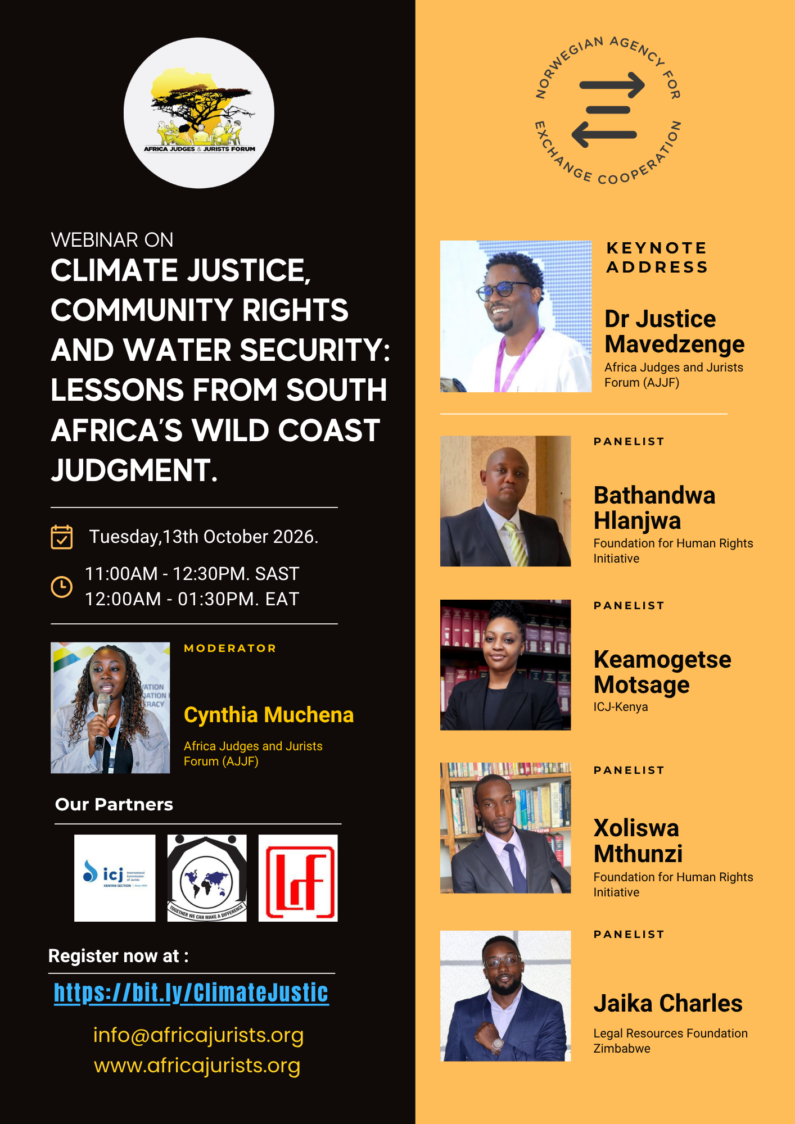 AJJF to Host Webinar on Climate Justice, Community Rights and Water Security